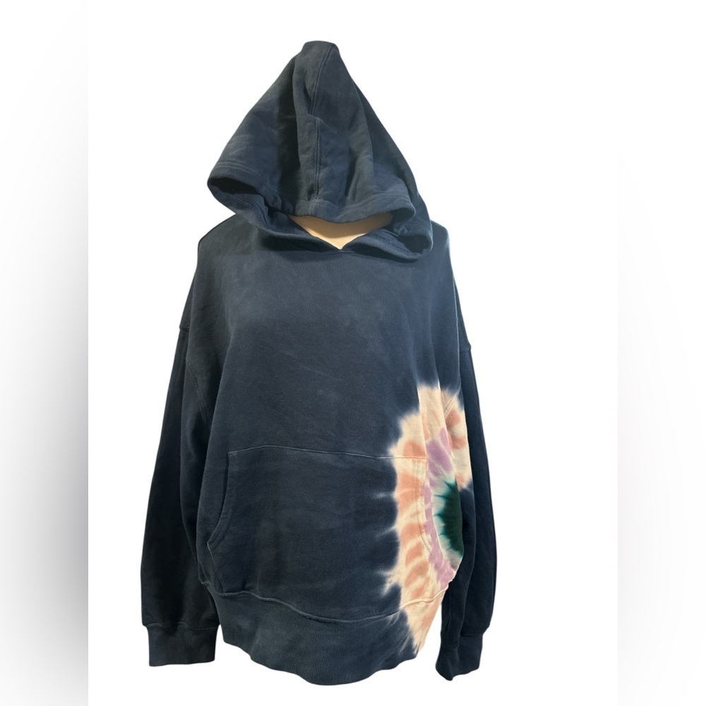 Wildfox Navy Tie-Dye Hoodie